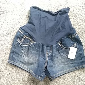 Maternity Jean shorts